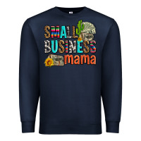 Navy small business mama Premium Sweatshirt - AdoDesignShop