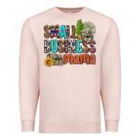 Pale Pink small business mama Premium Sweatshirt - AdoDesignShop