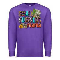 Purple small business mama Premium Sweatshirt - AdoDesignShop