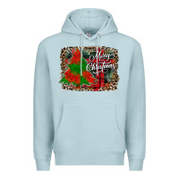 Blue Mist merry Christmas trees Premium Hoodie - CowhideDigitalArt