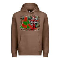 Chestnut merry Christmas trees Premium Hoodie - CowhideDigitalArt