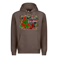 Coffee merry Christmas trees Premium Hoodie - CowhideDigitalArt