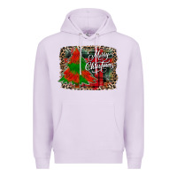 Lilac merry Christmas trees Premium Hoodie - CowhideDigitalArt