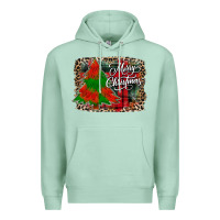 Seafoam merry Christmas trees Premium Hoodie - CowhideDigitalArt