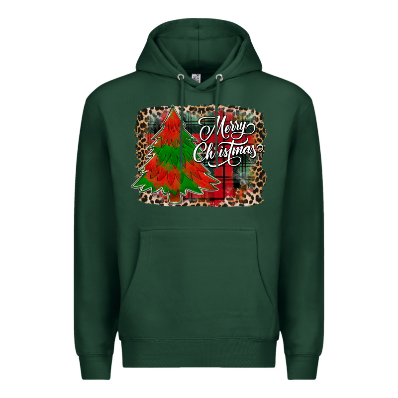 Merry Christmas Trees Premium Hoodie by CowhideDigitalArt | Teevron