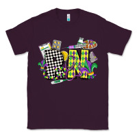 Plum registered nurse mardi gras Classic Tee - CowGirlArtShop