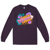 Plum Hello 1st Grade Long Sleeve Tee - RanaPortraitStore