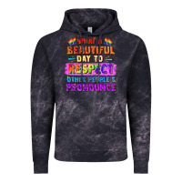 Cloud Black what a beautiful day to respect other people Vintage Hoodie - FaDigitalArtStudio