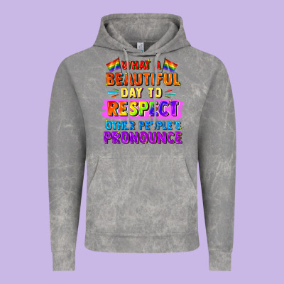 What A Beautiful Day To Respect Other People Vintage Hoodie Designed By Fadigitalartstudio