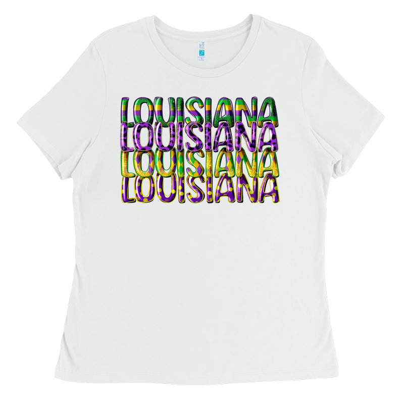 Louisiana Mardi Gras Ladies Tee by CowGirlArtShop | Teevron