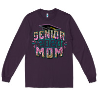 Plum Senior 2023 mom Mother's Day Long Sleeve Tee - FaDigitalArtStudio