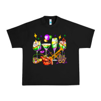 Black mardi gras wine glasses olivia Urban Heavy Tee - OliviaCreatesArt