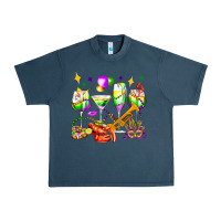 Midnight Navy mardi gras wine glasses olivia Urban Heavy Tee - OliviaCreatesArt