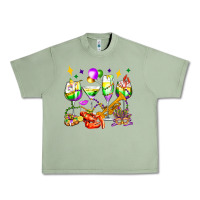 Oil Green mardi gras wine glasses olivia Urban Heavy Tee - OliviaCreatesArt