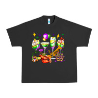 Pigment Black mardi gras wine glasses olivia Urban Heavy Tee - OliviaCreatesArt