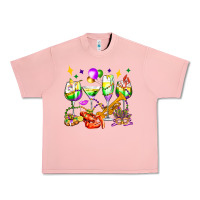 Mardi Gras Wine Glasses Olivia Urban Heavy Tee | Teevron