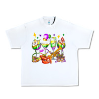 White mardi gras wine glasses olivia Urban Heavy Tee - OliviaCreatesArt