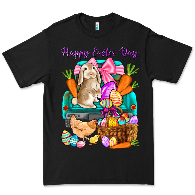 Happy Easter Day Truck Premium Tee by HowdyJamesFarm | Teevron