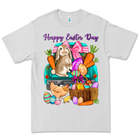 Dove Grey Happy Easter Day truck Premium Tee - HowdyJamesFarm