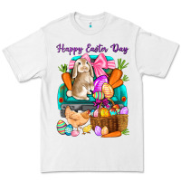 White Happy Easter Day truck Premium Tee - HowdyJamesFarm