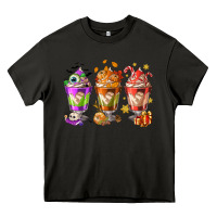 Asphalt Hallothanksmas coffee cups Heavy Core Tee - NancyCooperArtShop