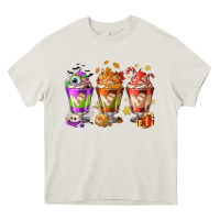 Cream Hallothanksmas coffee cups Heavy Core Tee - NancyCooperArtShop