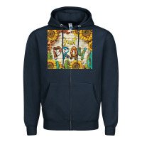 Navy just pray Zipper Hoodie - BarkalooDesign