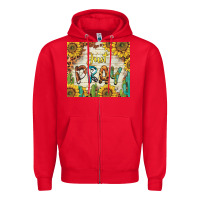 Red just pray Zipper Hoodie - BarkalooDesign