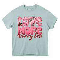 Arona love more worry less Heavy Core Tee - RanaPortraitStore