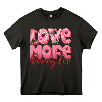 Asphalt love more worry less Heavy Core Tee - RanaPortraitStore