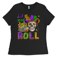 Black let the good times roll Ladies Tee - CowGirlArtShop