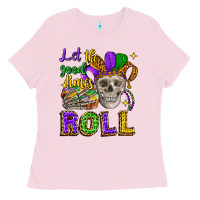 Bubblegum Pink let the good times roll Ladies Tee - CowGirlArtShop
