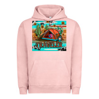 Pigment Salmon traveler tumbler Urban Hoodie - JahusDesignShop