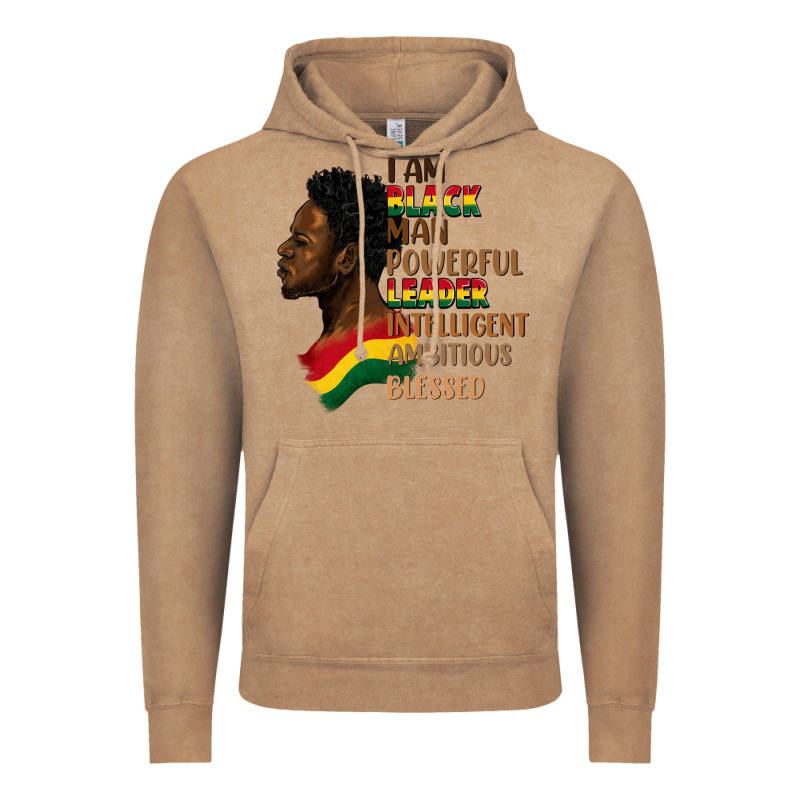 I Am Black Man Vintage Hoodie by FaDigitalArtStudio | Teevron