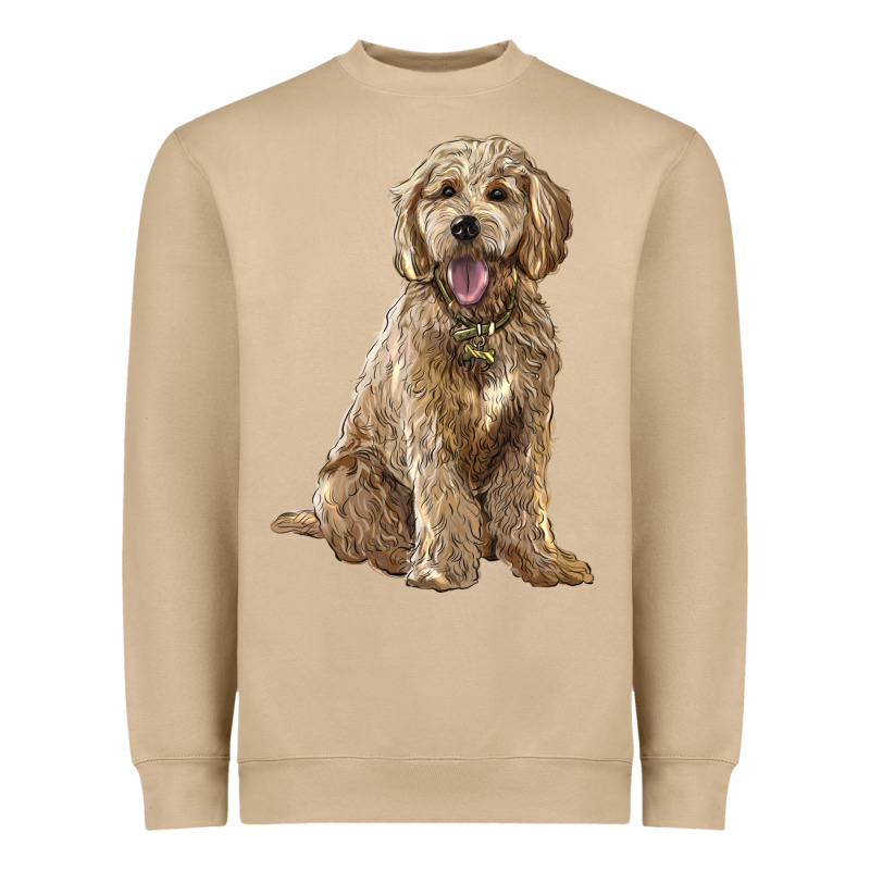 Goldendoodle Heavyweight Sweatshirt by BarkalooDesign | Teevron