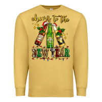Antique Gold cheers to the new year with beers Premium Sweatshirt - AdoDesignShop