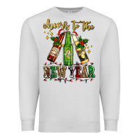 Dove Grey cheers to the new year with beers Premium Sweatshirt - AdoDesignShop
