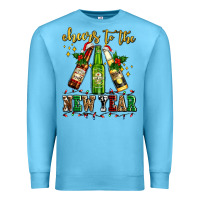 Ocean Blue cheers to the new year with beers Premium Sweatshirt - AdoDesignShop