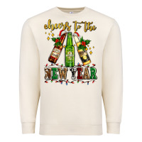 Sandshell cheers to the new year with beers Premium Sweatshirt - AdoDesignShop