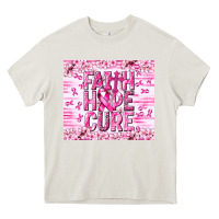 Cream Faith hope cure Cancer Heavy Core Tee - NancyCooperArtShop