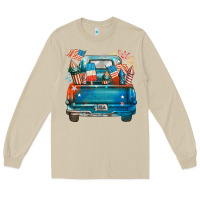 Mushroom Customize USA truck Long Sleeve Tee - FaDigitalArtStudio