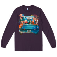 Plum Customize USA truck Long Sleeve Tee - FaDigitalArtStudio