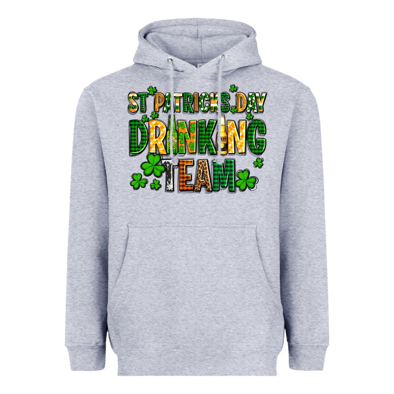 St Patricks Day Drinking Team Heavyweight Hoodie by AdoDesignShop | Teevron