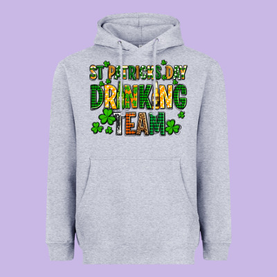St Patricks Day Drinking Team Heavyweight Hoodie Designed By Adodesignshop