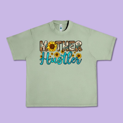 Mother Hustler Urban Heavy Tee Designed By Oliviacreatesart