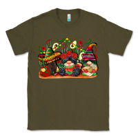 Army Green cinco de mayo gnomes Classic Tee - CowGirlArtShop