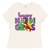 Bone happy mardi gras Ladies Tee - CowGirlArtShop