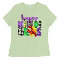 Happy Mardi Gras Ladies Tee | Teevron