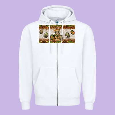 Easter Camouflage Egg Hunter Bunny License Plate Template Zipper Hoodie Designed By Barkaloodesign