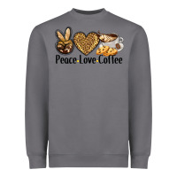 Storm peace love coffee Heavyweight Sweatshirt - BarkalooDesign